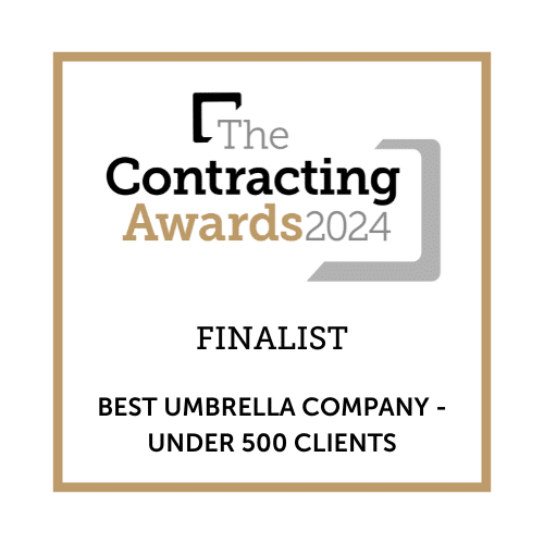 Finalist - Best Umbrella Company - The Contracting Awards 2024